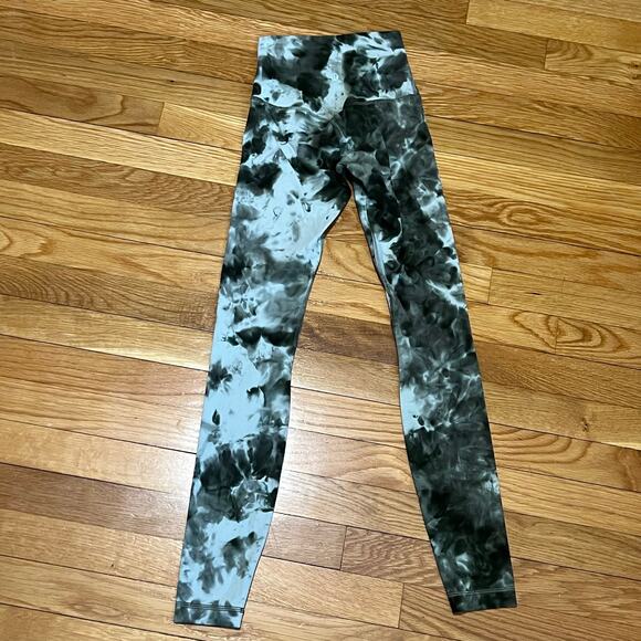 Lululemon Align High-Rise Pant 28" Diamond Dye Light Sage Medium Olive Size 0 - Picture 6 of 8